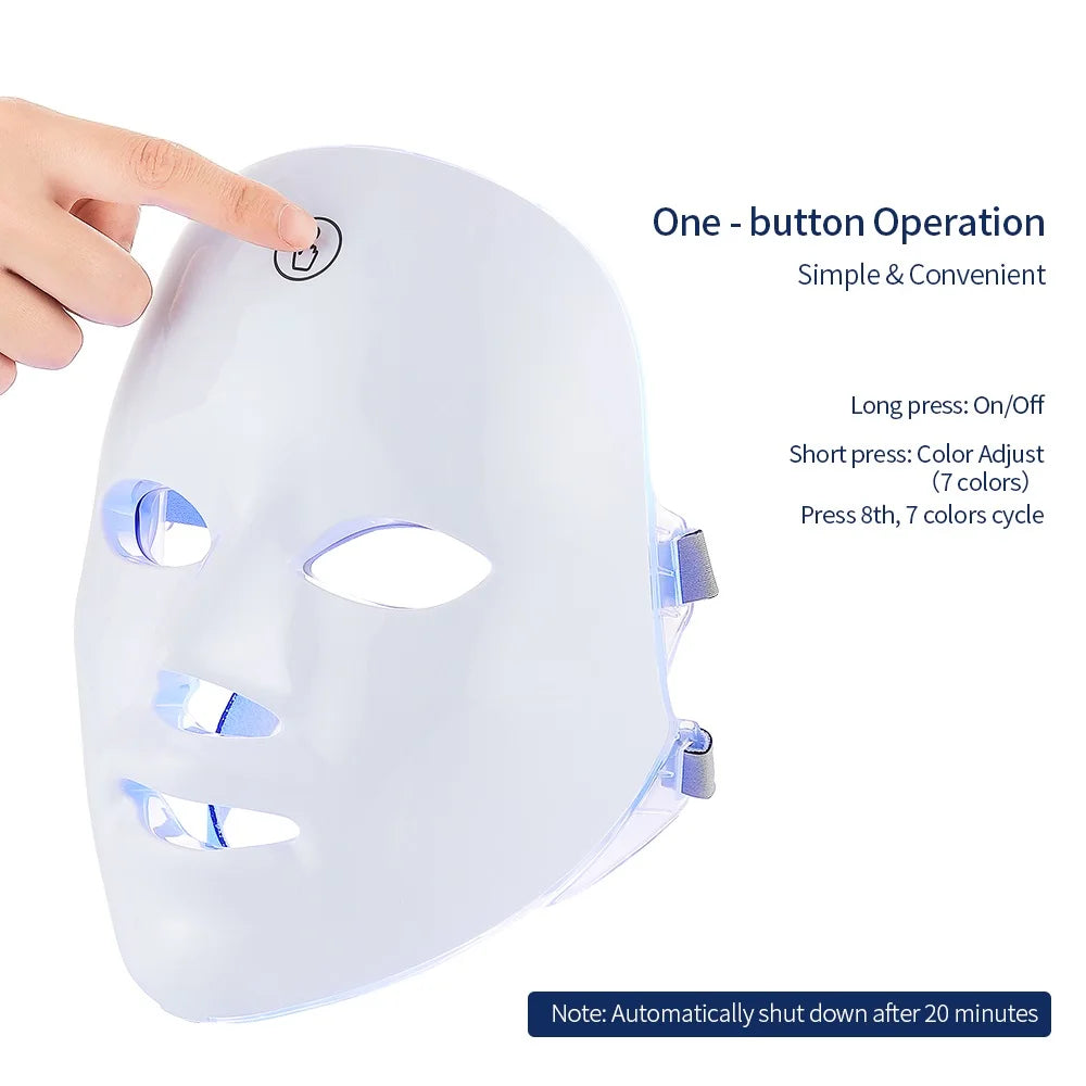 Masque LED visage