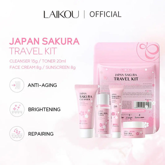 Coffret de voyage skincare Japonais